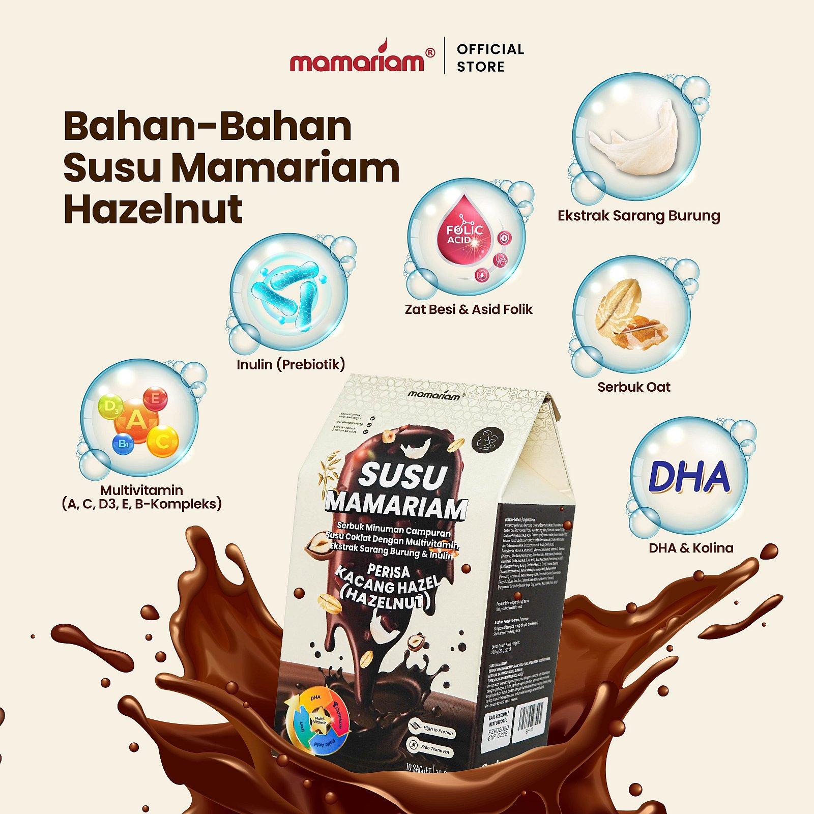 Mamariam Susu Hazelnut